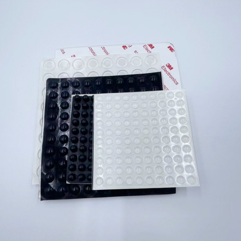 半圆形透明硅（guī）胶垫橡胶垫网格胶（jiāo）垫耐高温价格优惠